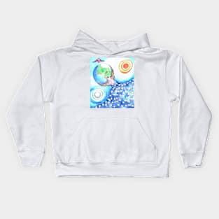 Stardust owl Kids Hoodie